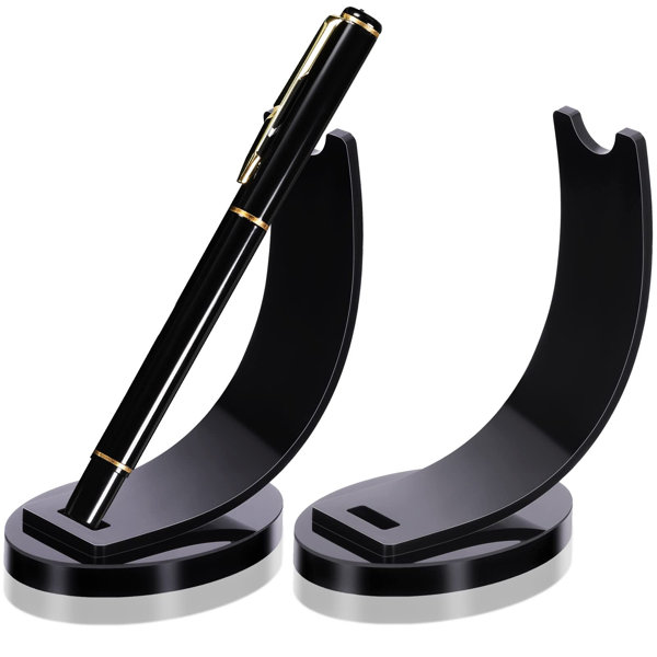 Inbox Zero 2 Pieces Acrylic Electronic Pen Holder Pen Display Stand Pencil Display Holder